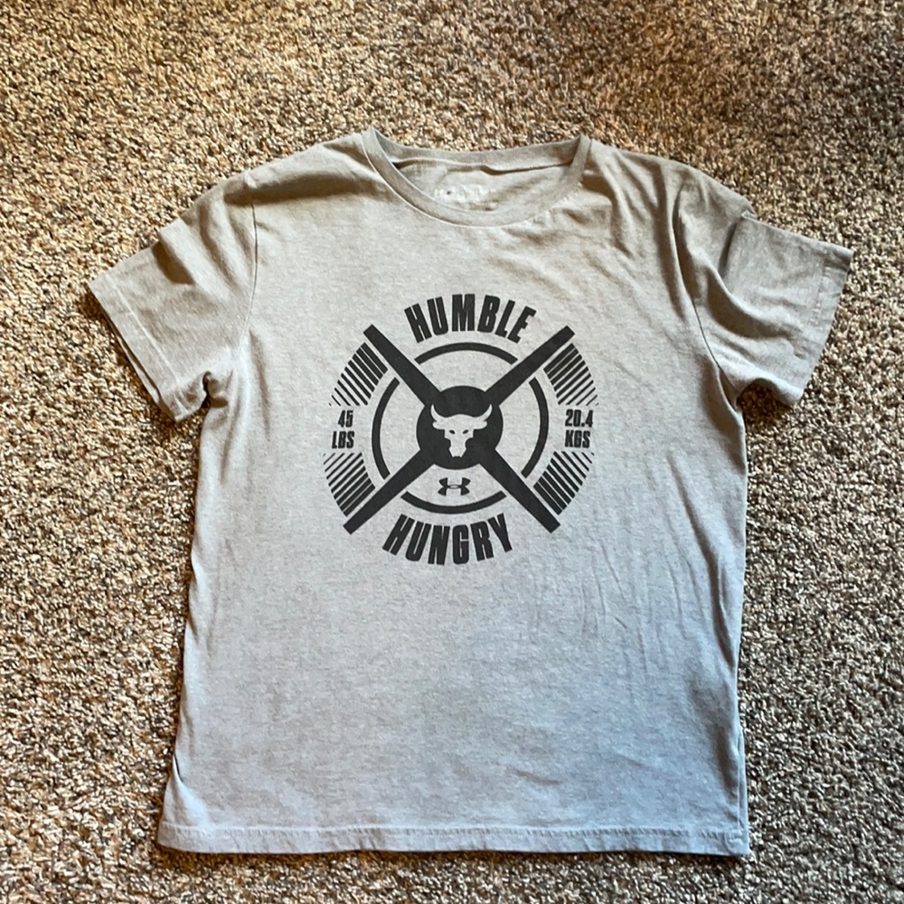 Boys UA The Rock collection tshirt. Size YXL